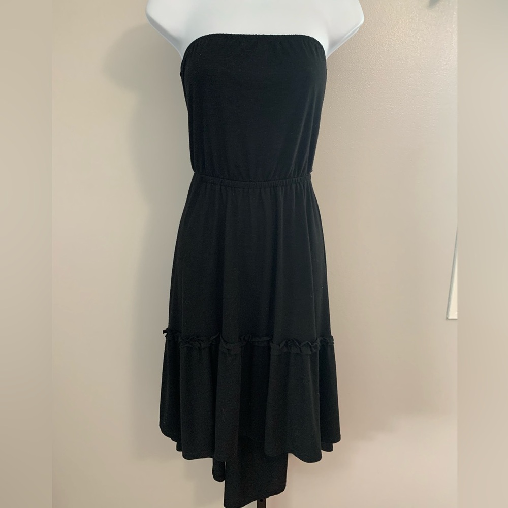 Faded Glory Chic Black Strapless Dress